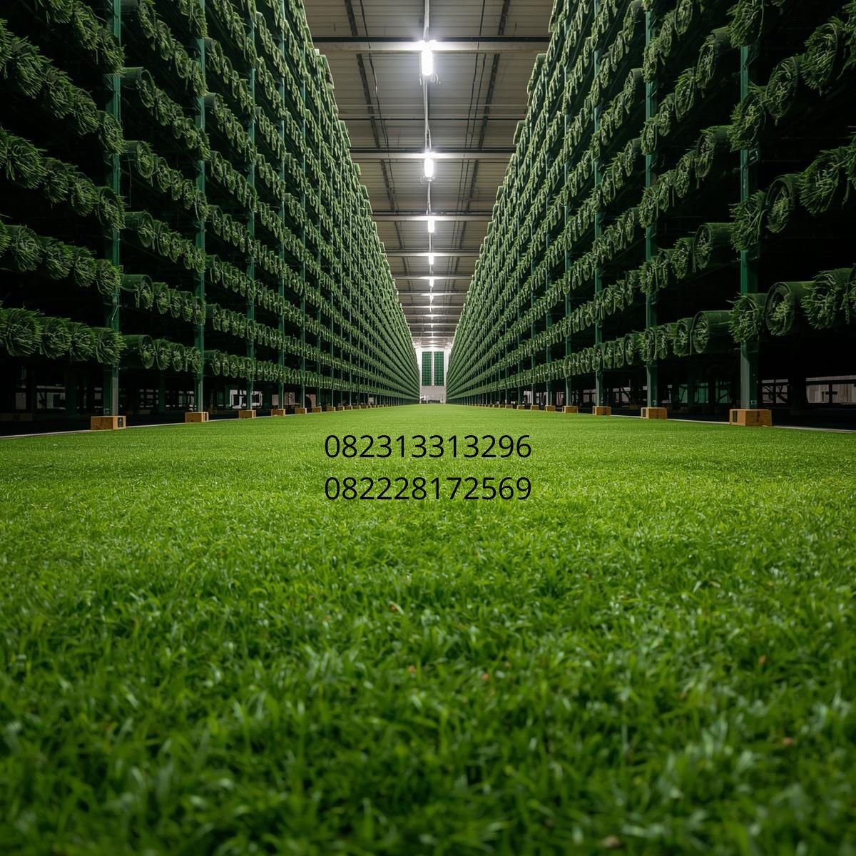 rumput sintetis dekorasi taman