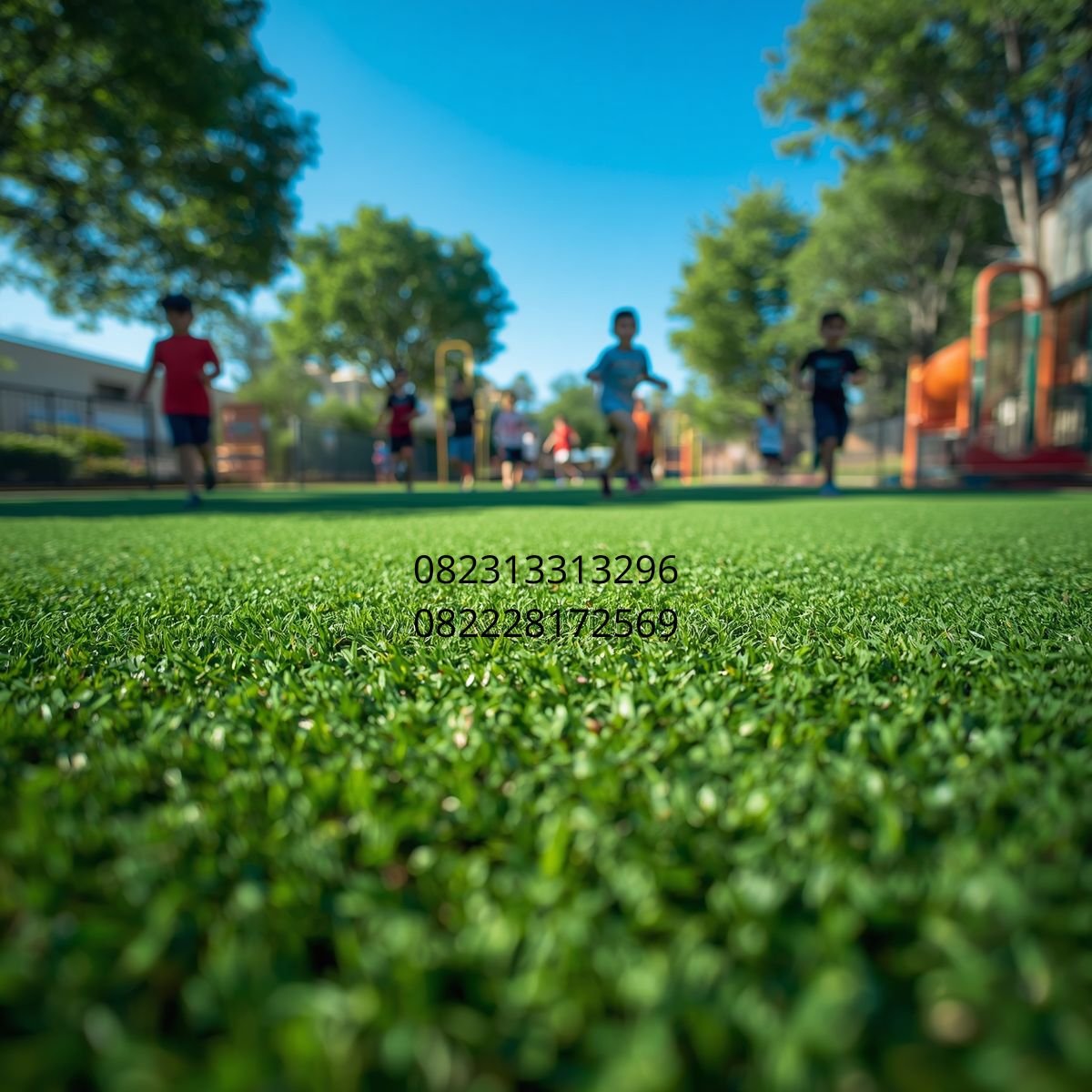 rumput sintetis anak playground