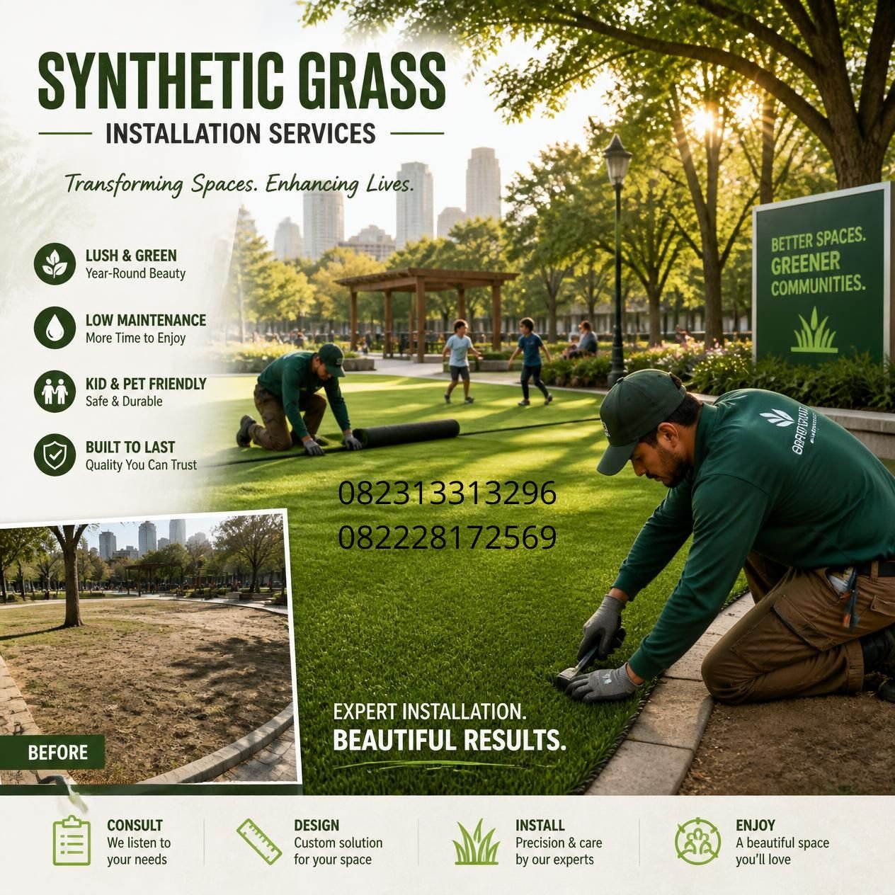 rumput sintetis outdoor