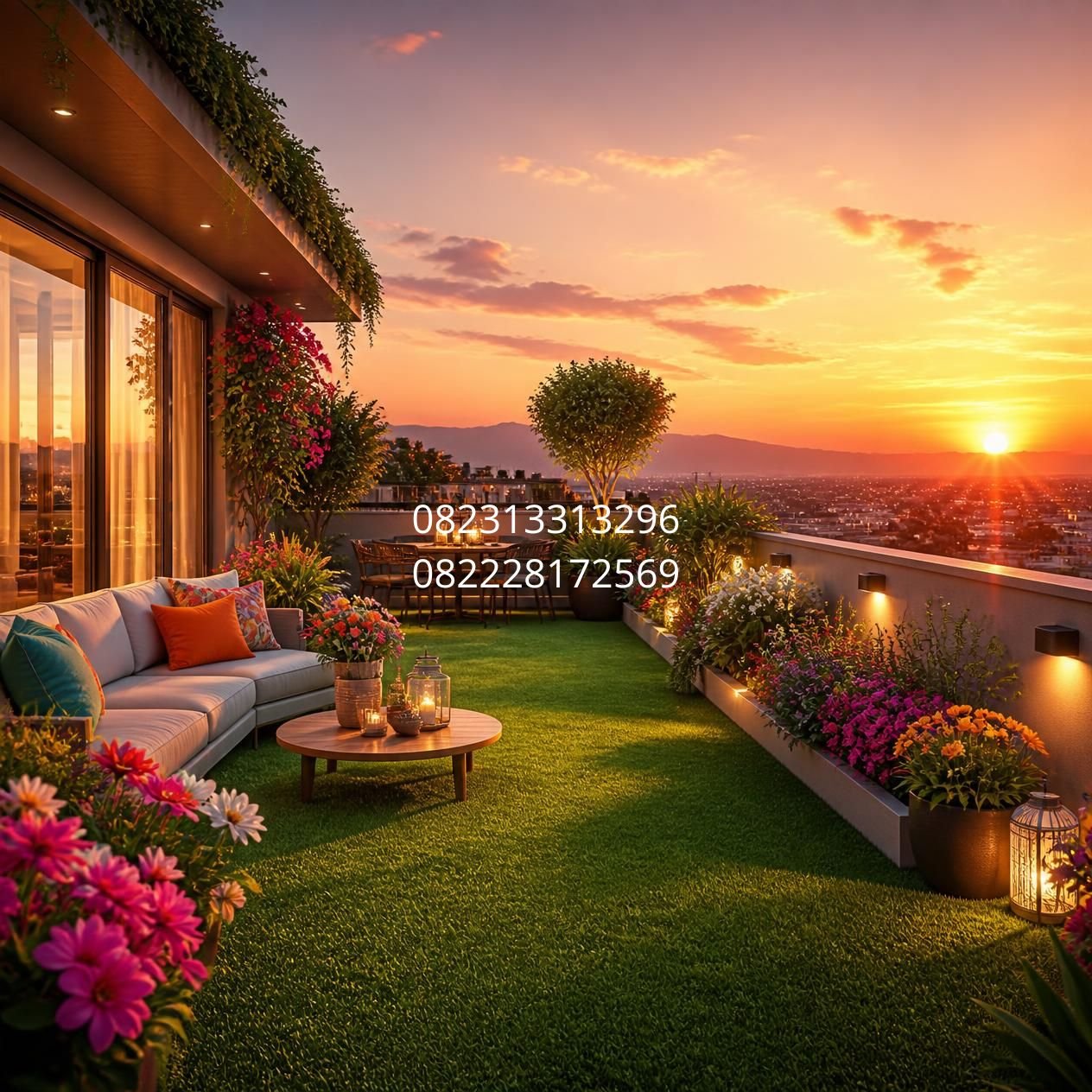 rumput sintetis nyaman untuk taman