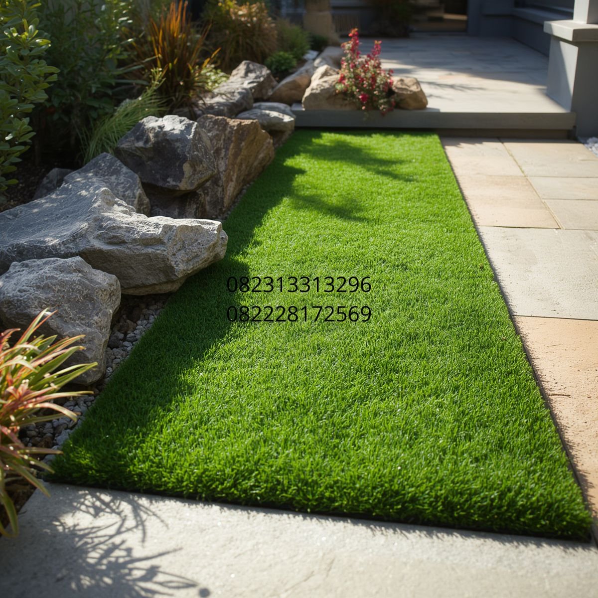rumput sintetis untuk interior