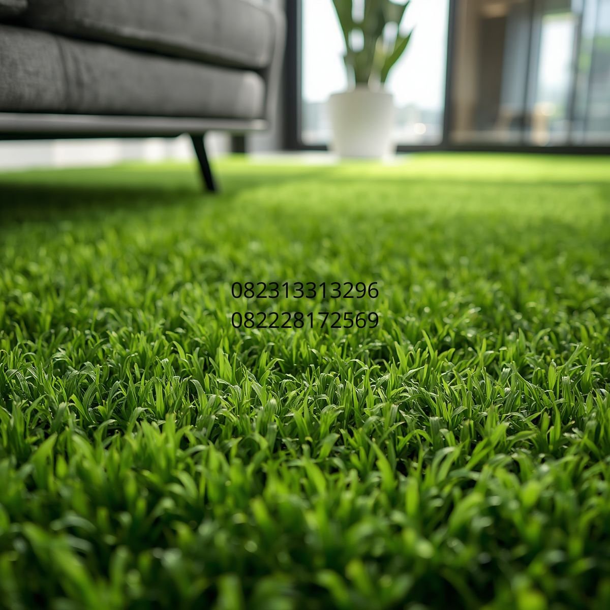 rumput sintetis dinding