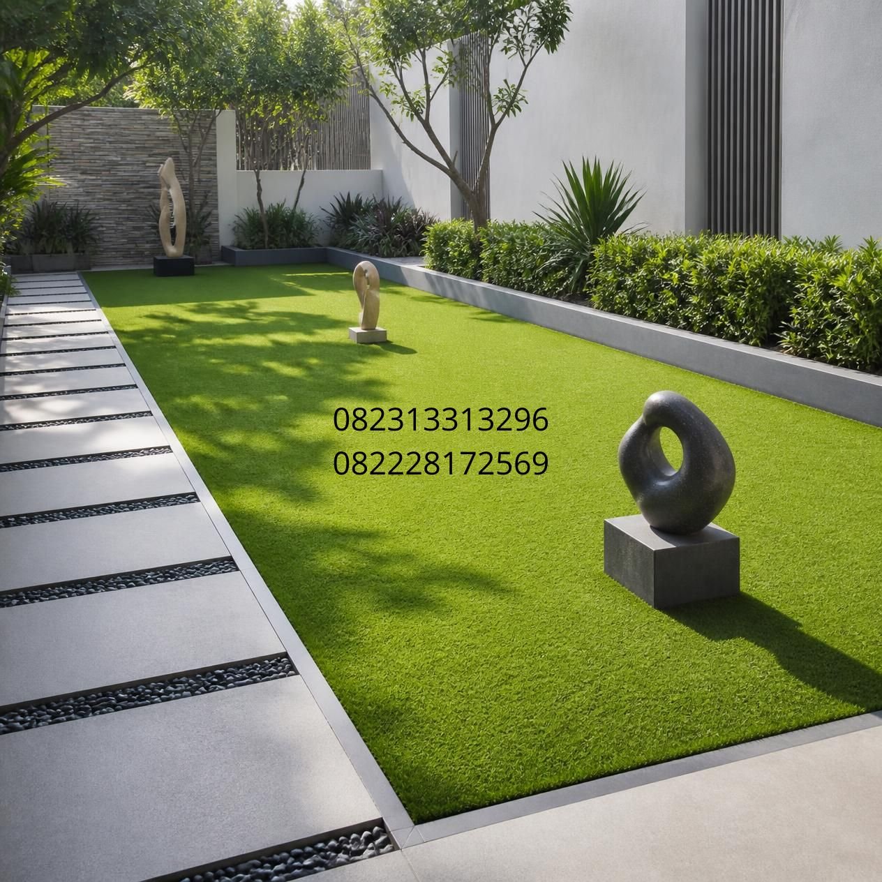 rumput artificial untuk taman