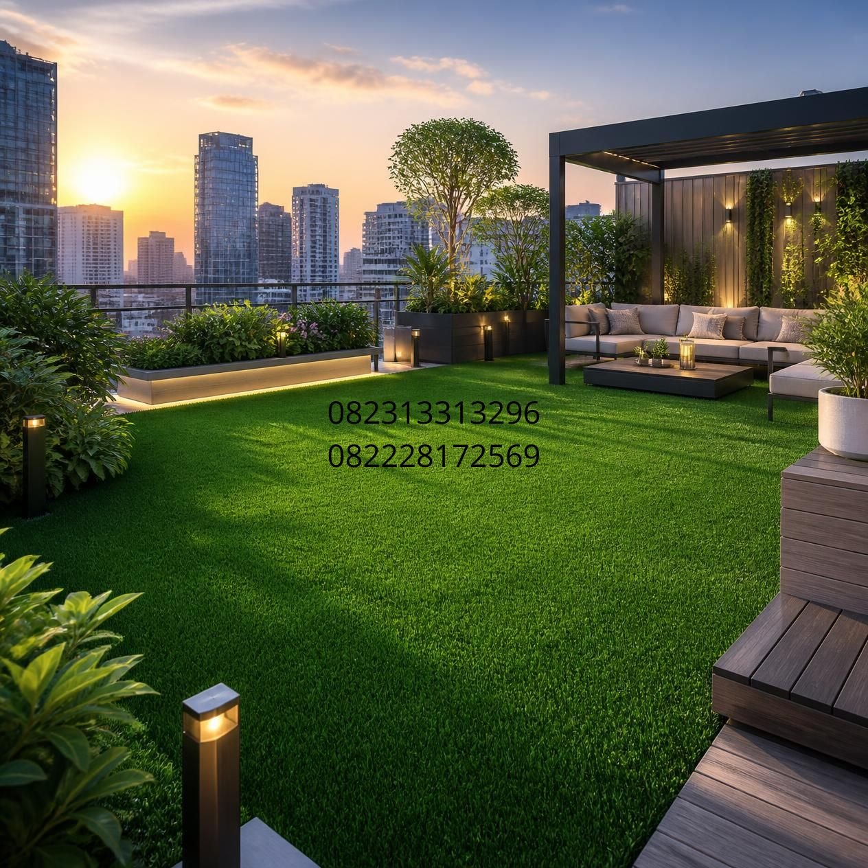 rumput sintetis kualitas tinggi