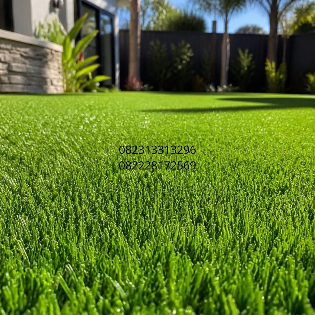 rumput sintetis outdoor tebal