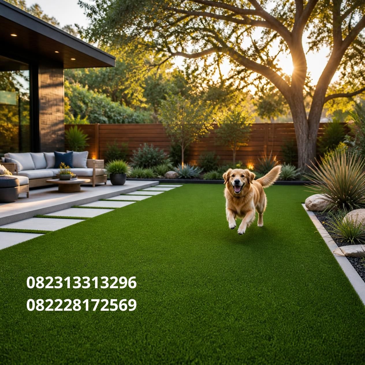 rumput sintetis outdoor tahan cuaca