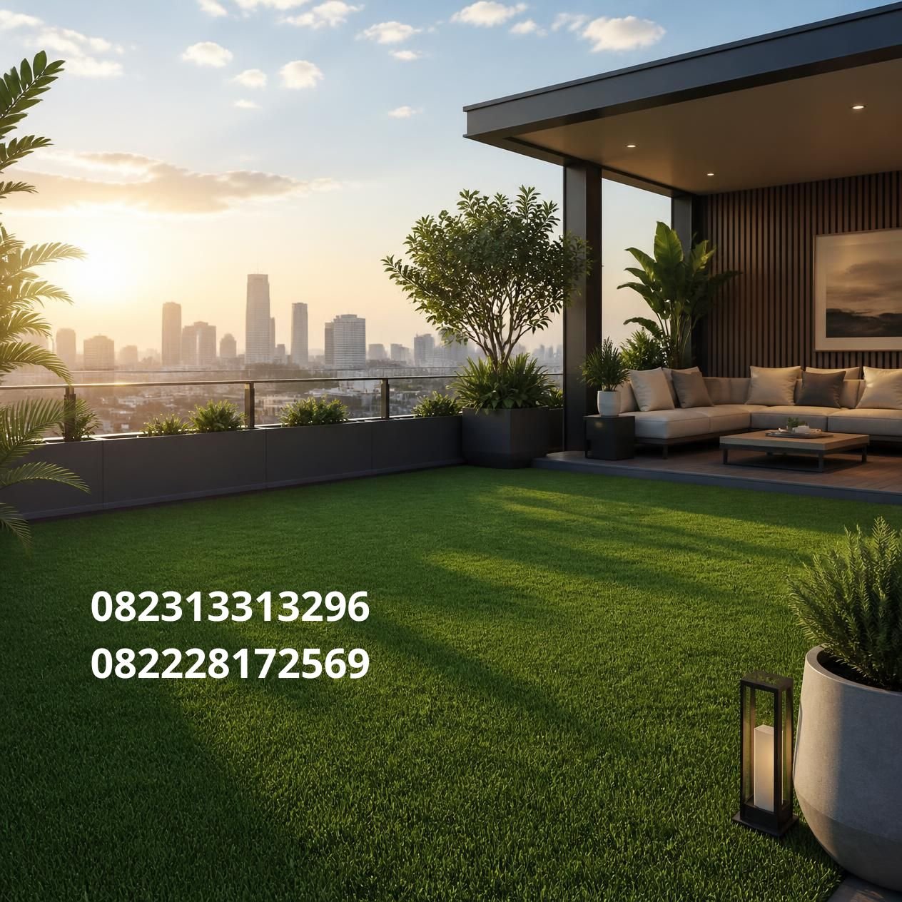 Rumput Sintetis Dekoratif