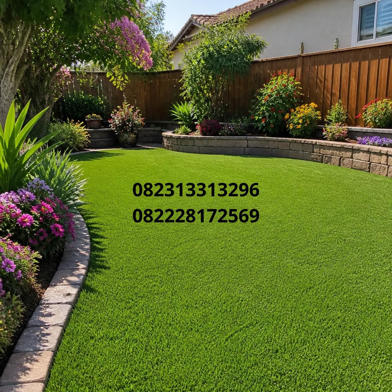 rumput sintetis kualitas premium