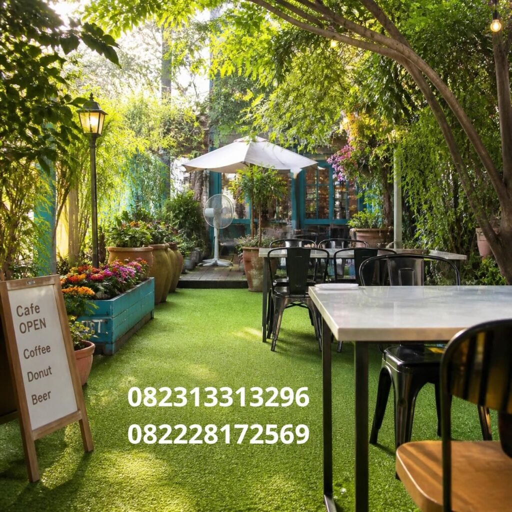 Rumput Sintetis Untuk Cafe