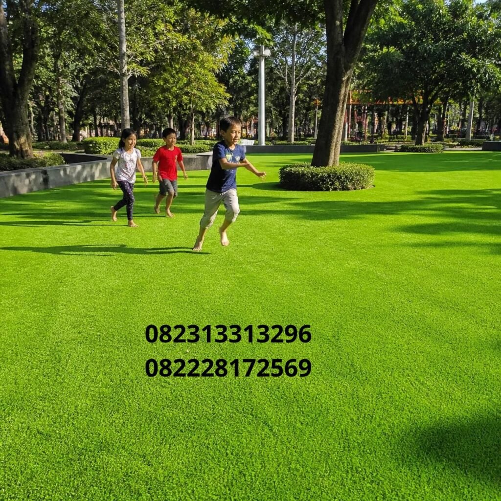 Rumput sintetis taman Depok