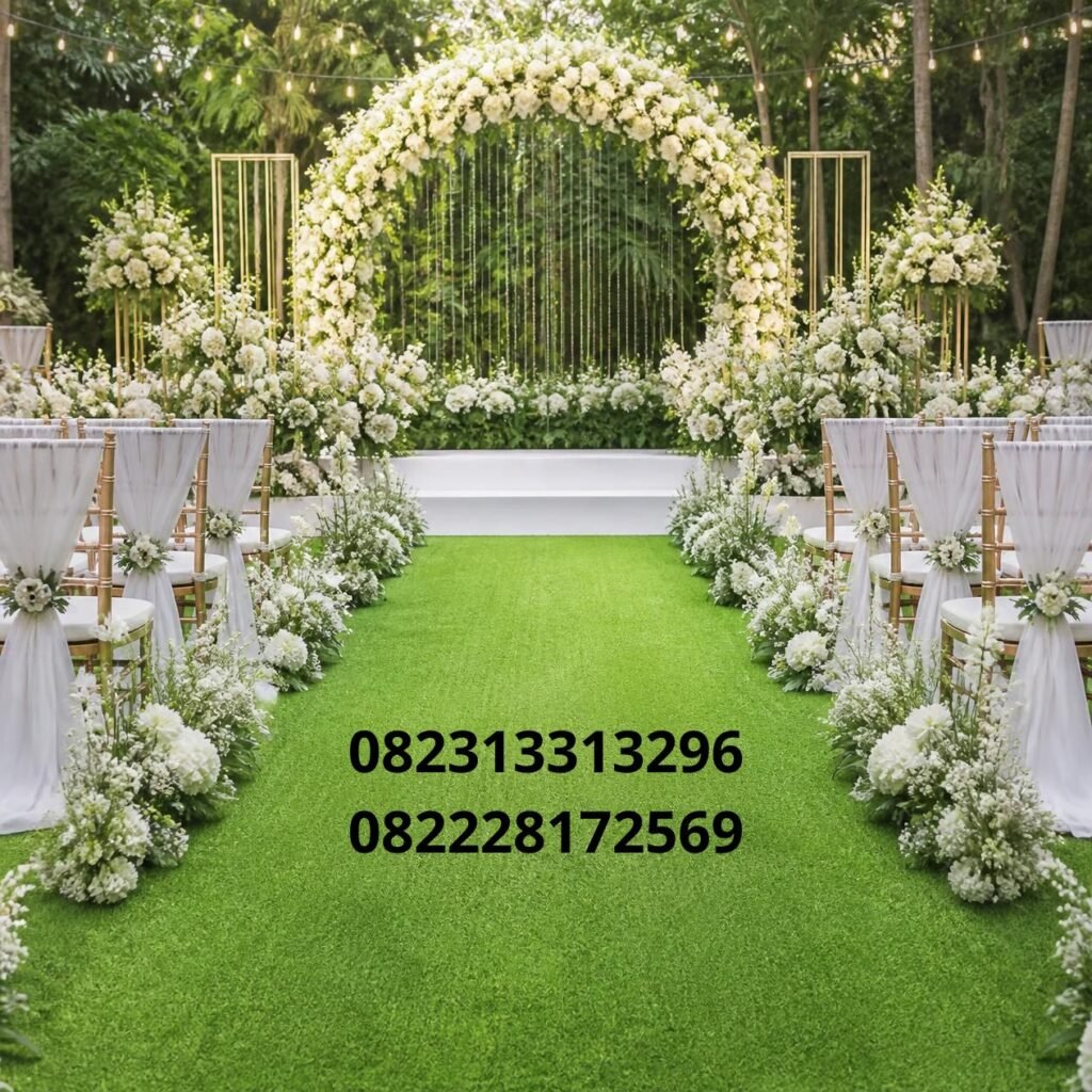 Rumput sintetis untuk wedding