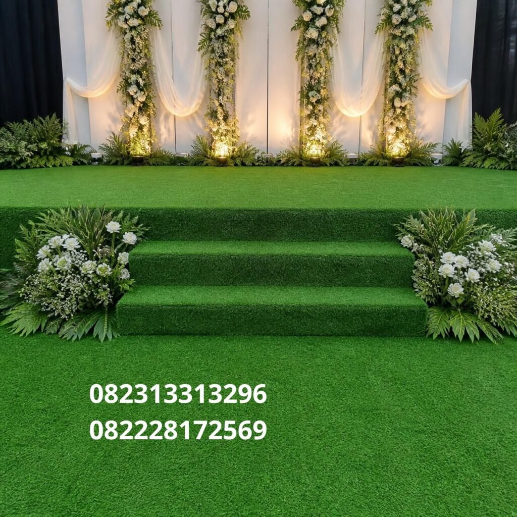 Rumput Sintetis Dekorasi Acara