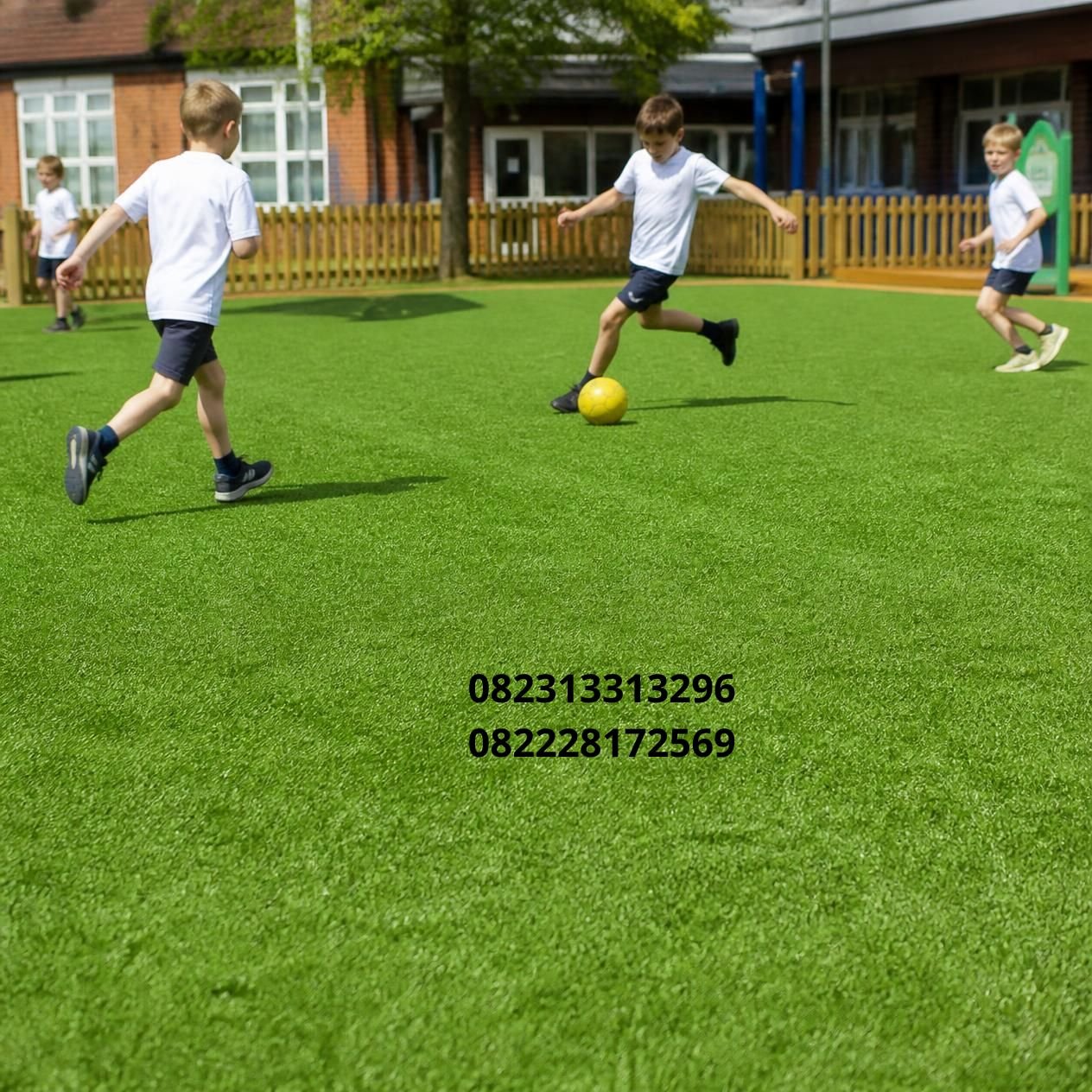 Rumput Sintetis Lapangan Sekolah