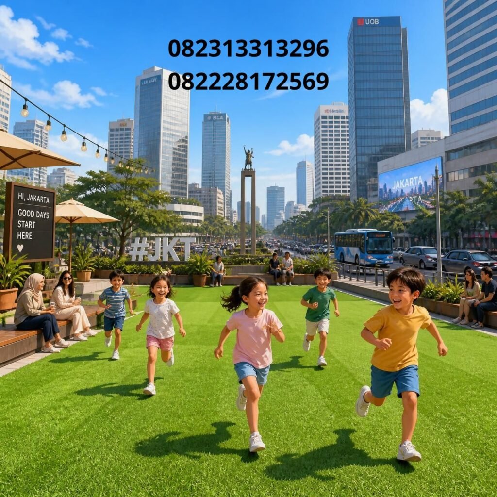 Harga rumput sintetis Jakarta Pusat