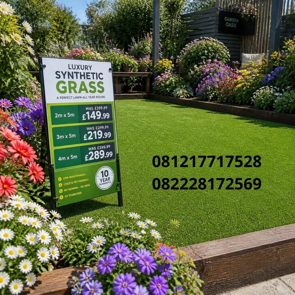 Harga rumput sintetis taman murah