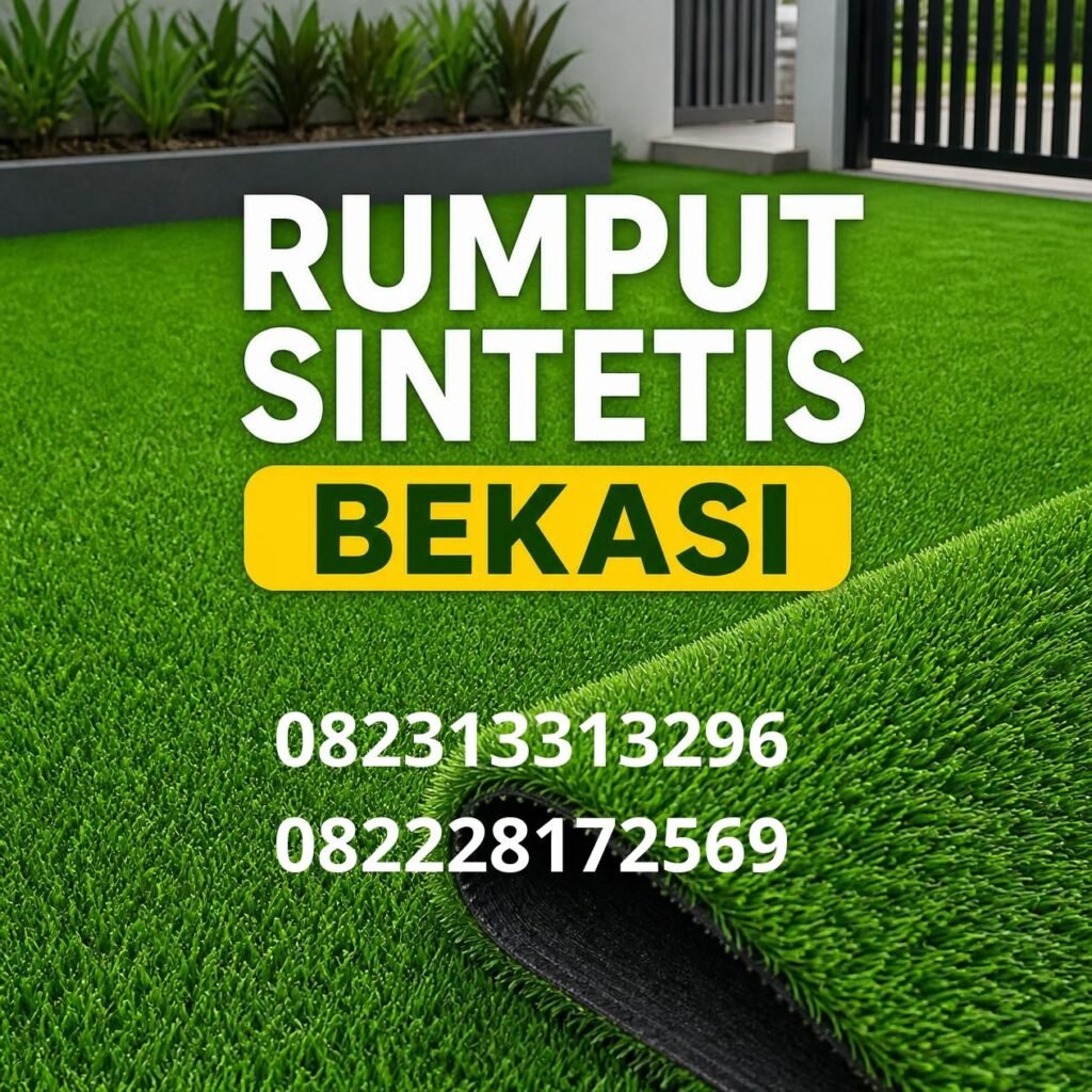 Rumput sintetis taman Bekasi