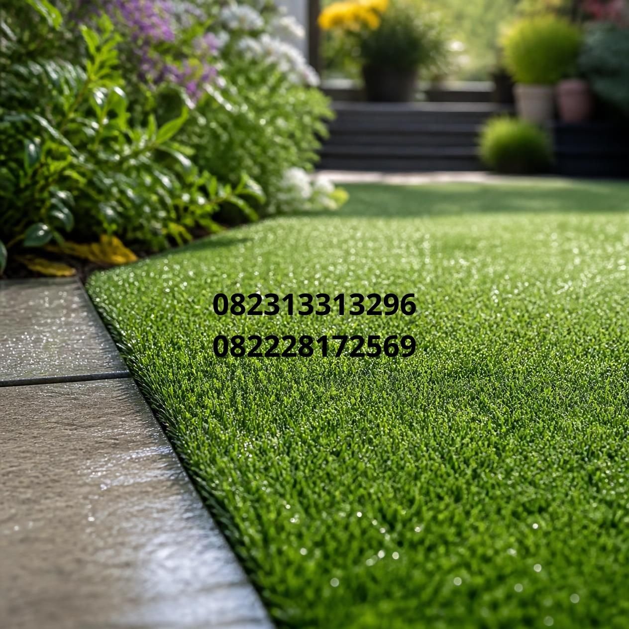 rumput sintetis outdoor anti slip
