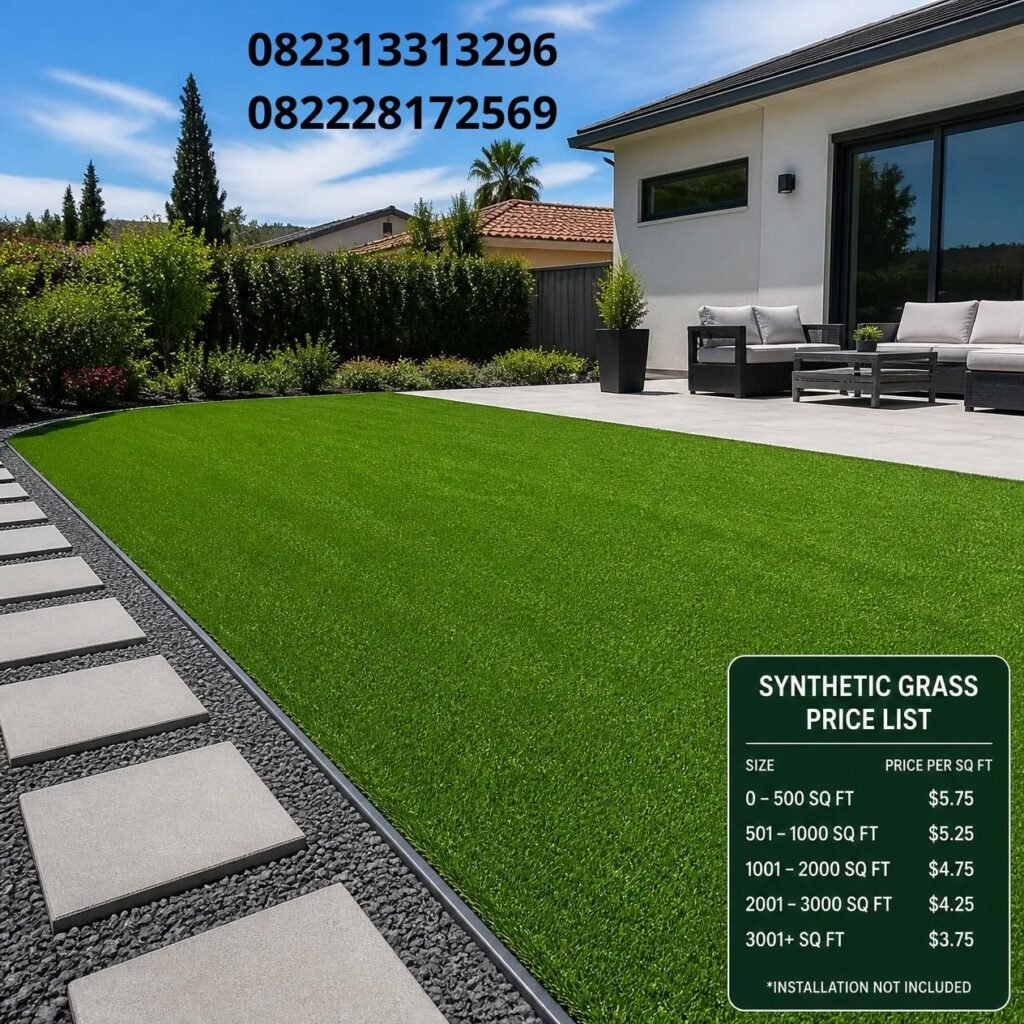 Harga Pasang Rumput Sintetis Per Meter