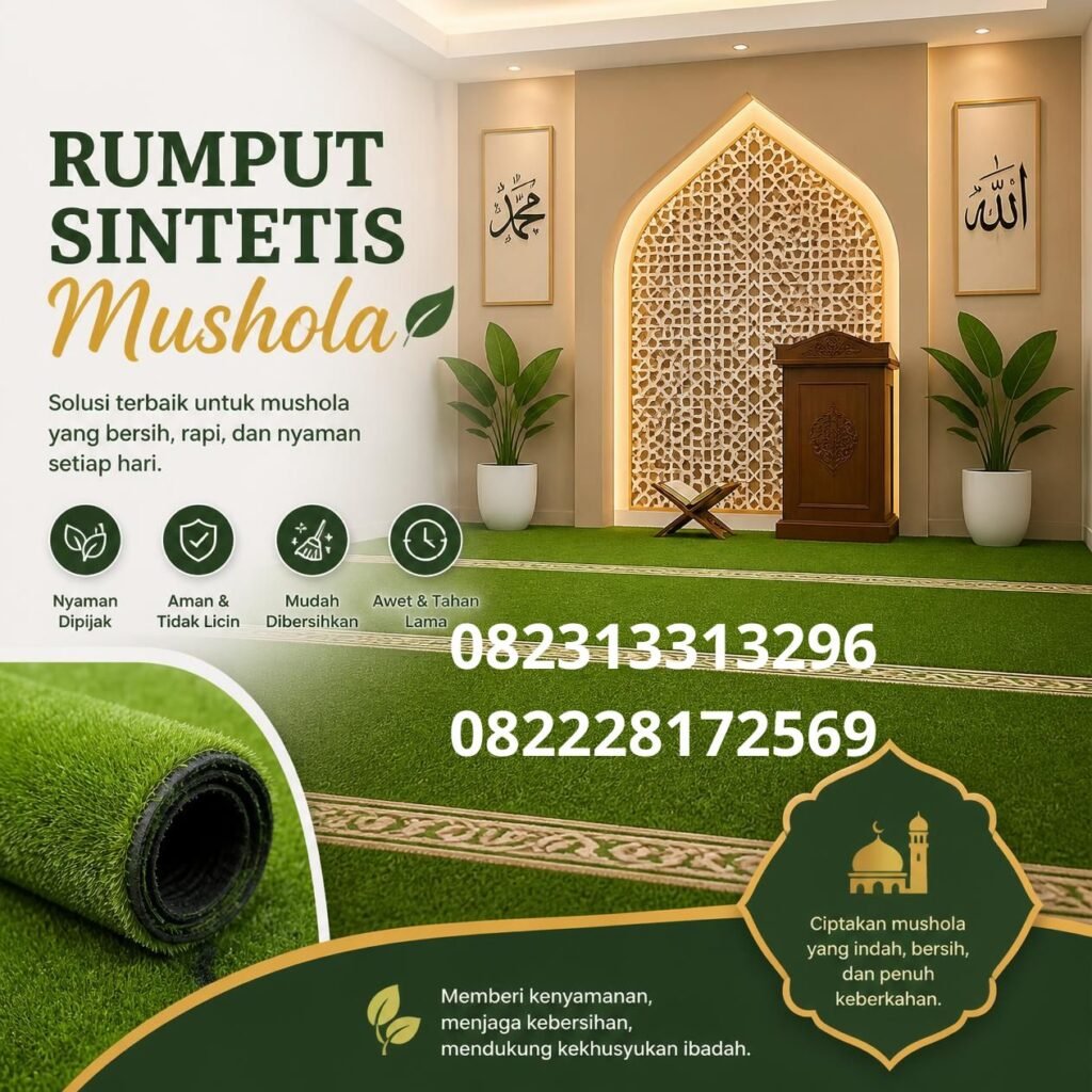 Harga Rumput Sintetis Mushola