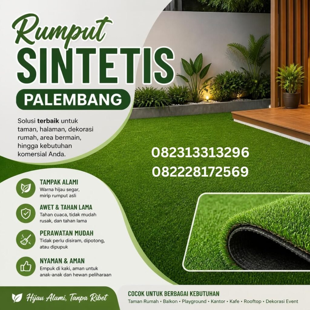 Harga Rumput Sintetis Palembang