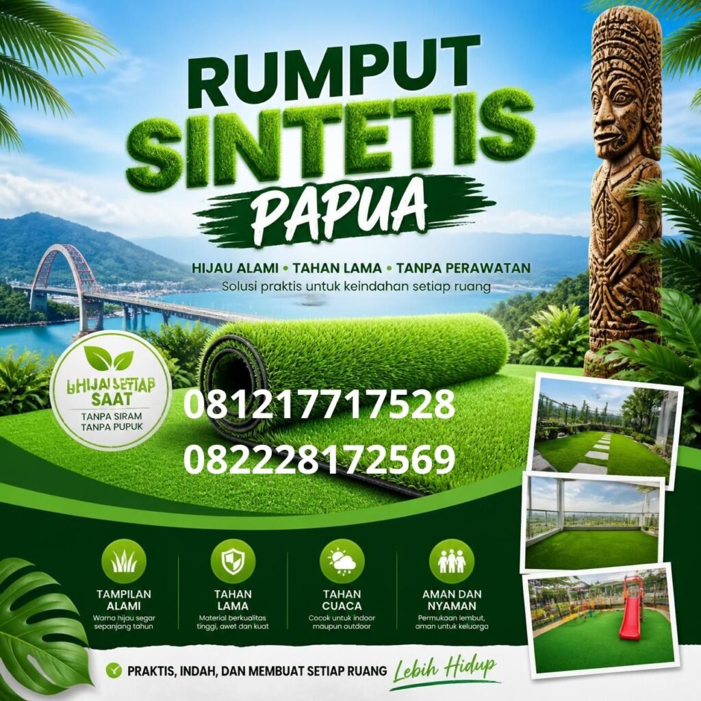 Harga rumput sintetis Papua