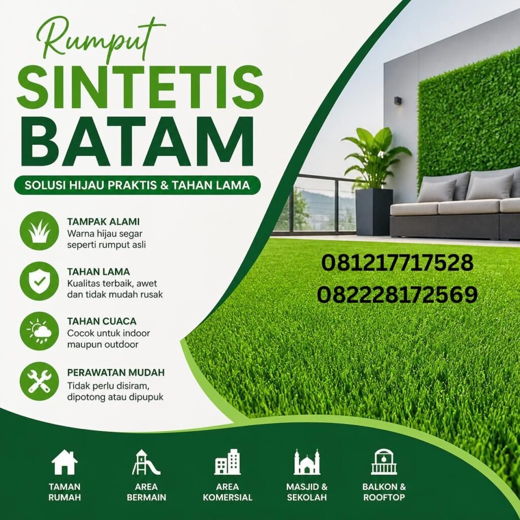Jual Rumput Sintetis Batam