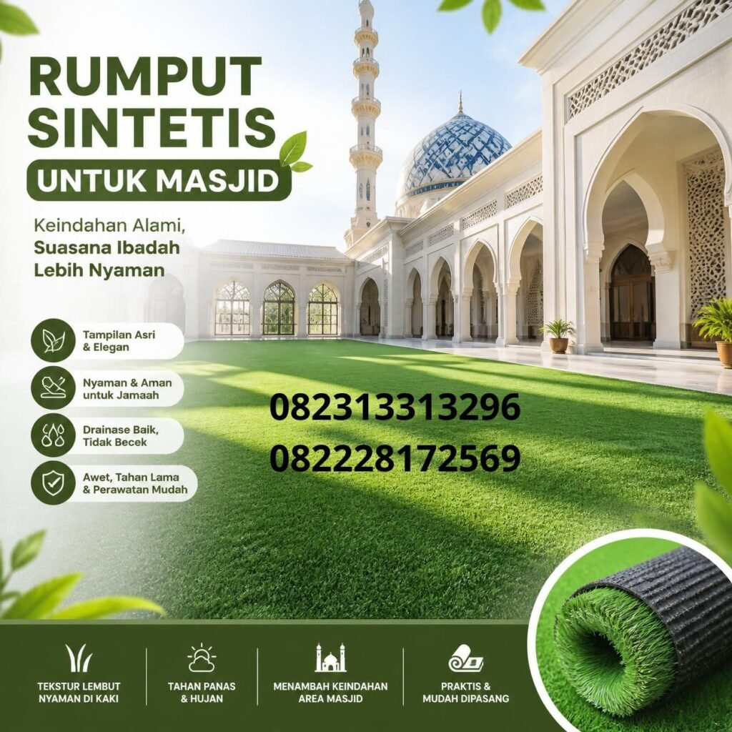 Jual Rumput Sintetis Masjid