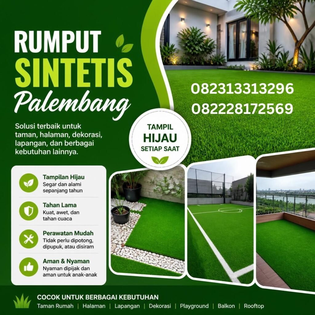 Jual Rumput Sintetis Palembang
