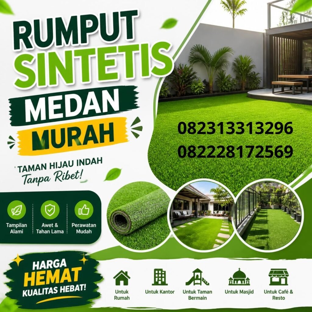 Jual rumput sintetis Medan