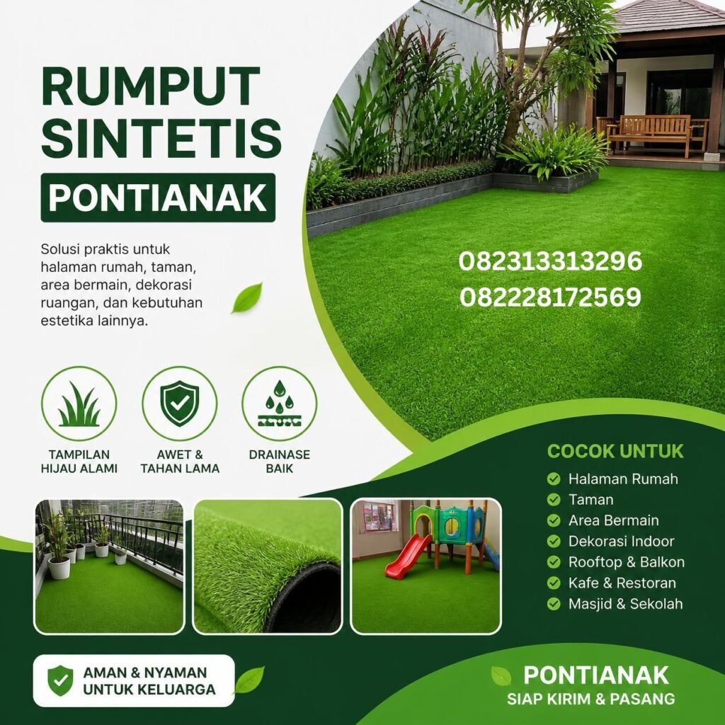Jual rumput sintetis Pontianak