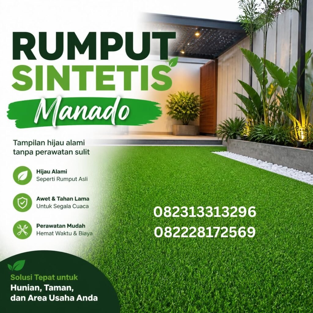 Rumput Sintetis Indoor Manado