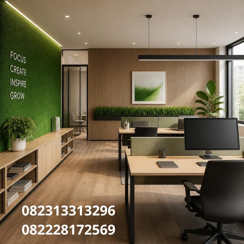 Rumput Sintetis Kantor Minimalis