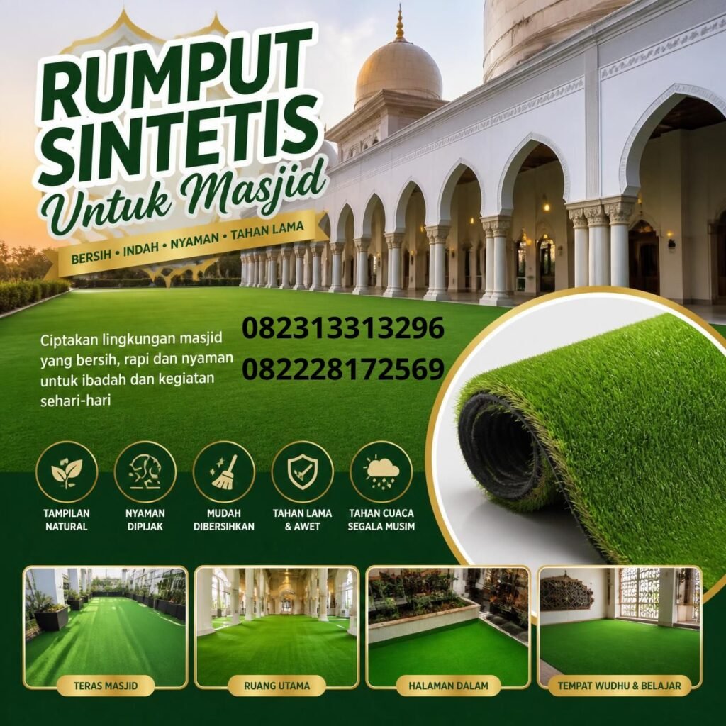 Rumput Sintetis Karpet Masjid
