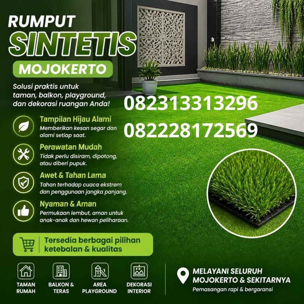Rumput Sintetis Murah Mojokerto