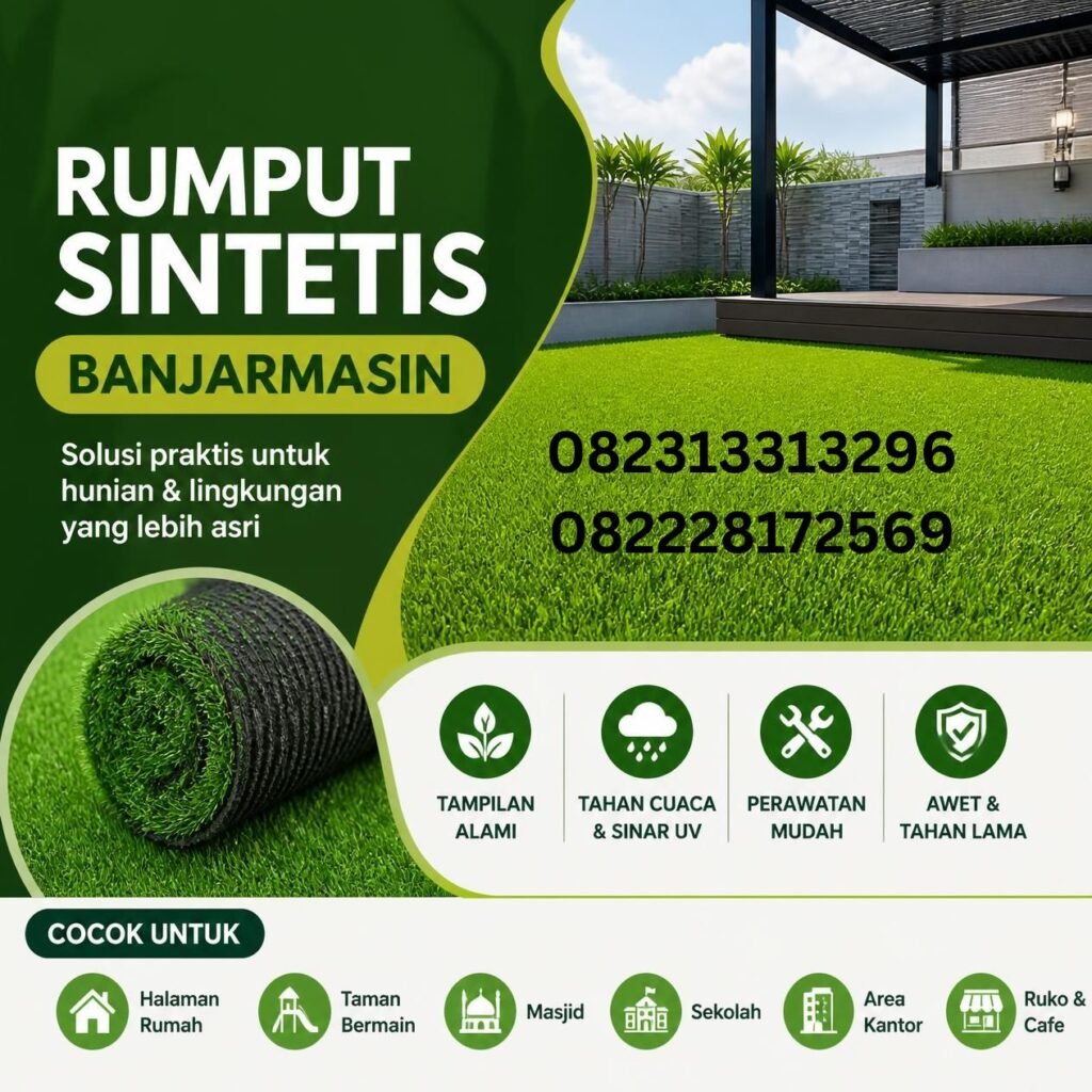Rumput Sintetis Taman Banjarmasin