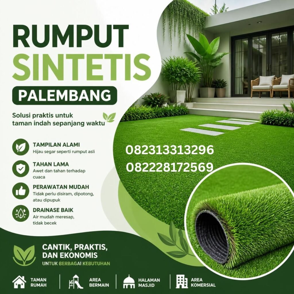 Rumput Sintetis Taman Palembang