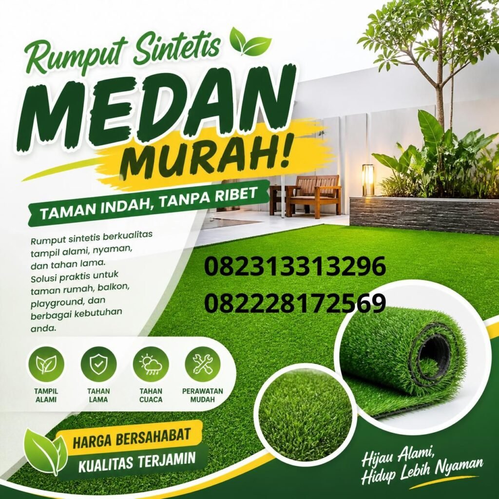 Rumput sintetis murah Medan