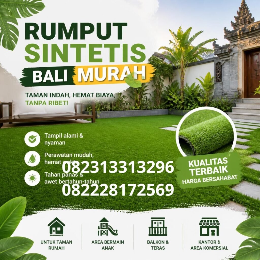 Supplier Rumput Sintetis Bali