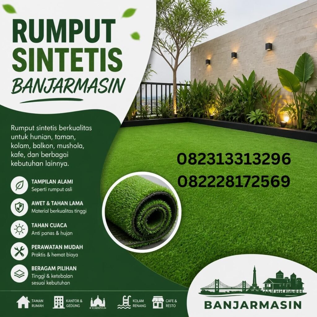 Supplier Rumput Sintetis Banjarmasin