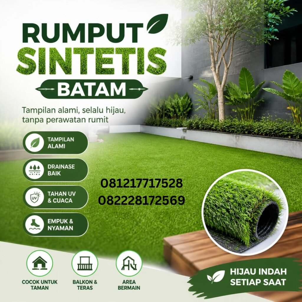 Supplier Rumput Sintetis Batam