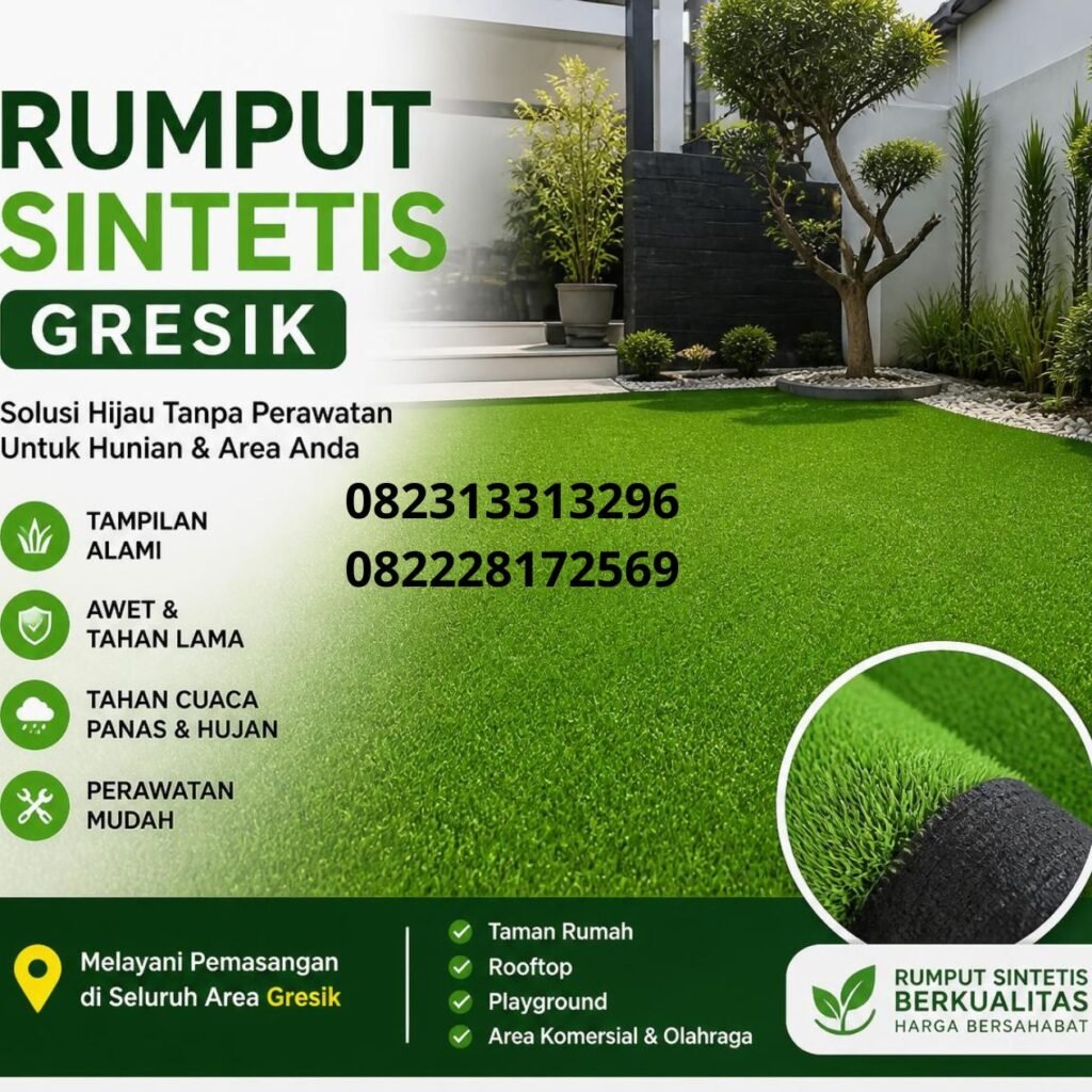 Supplier Rumput Sintetis Gresik