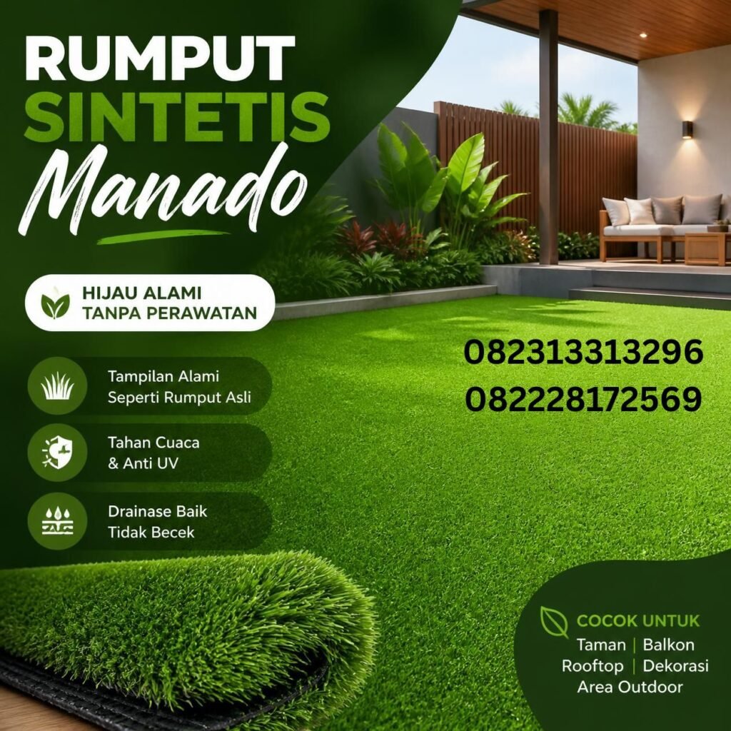 Supplier Rumput Sintetis Manado