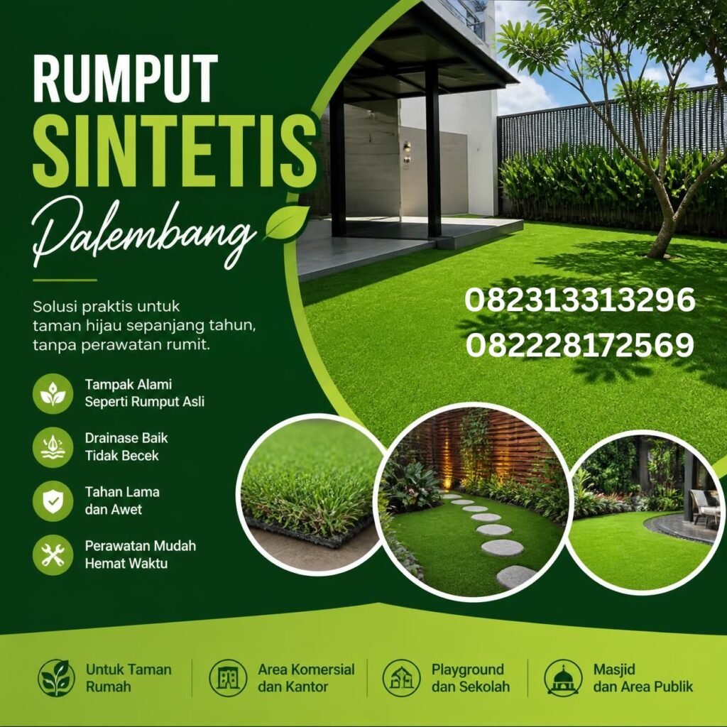 Supplier Rumput Sintetis Palembang