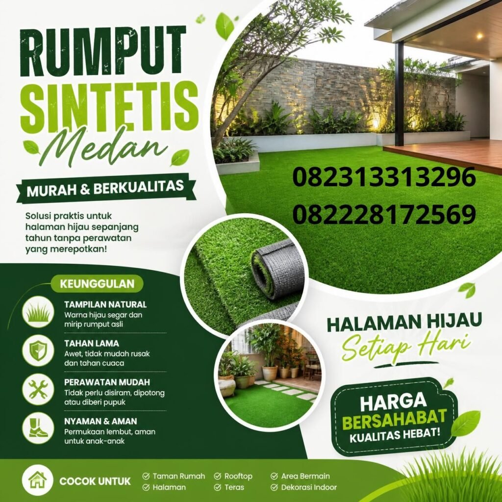 Supplier rumput sintetis Medan