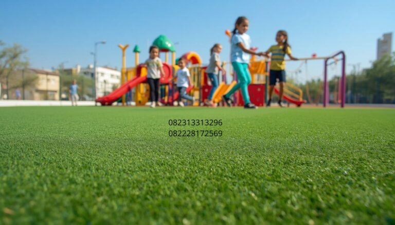 rumput sintetis playground