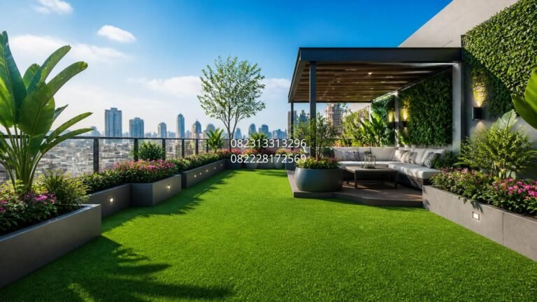 rumput sintetis anti air