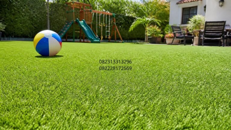 rumput sintetis tahan panas