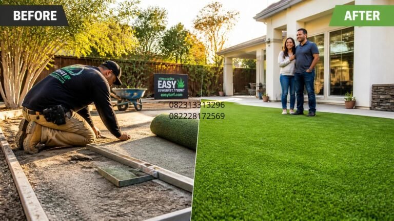jasa pasang rumput sintetis
