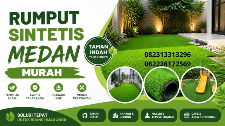 Rumput sintetis Medan murah