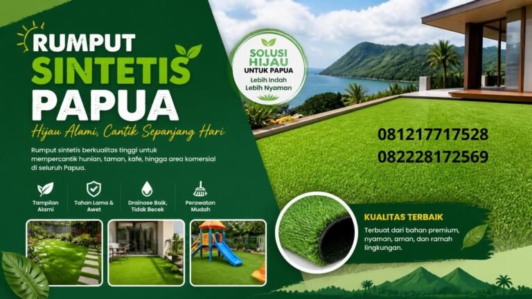Rumput sintetis Papua
